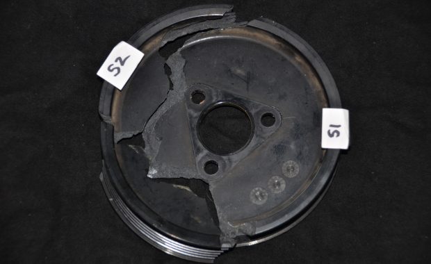 Failure of Automotive Pulley Caused by Defective Part Design