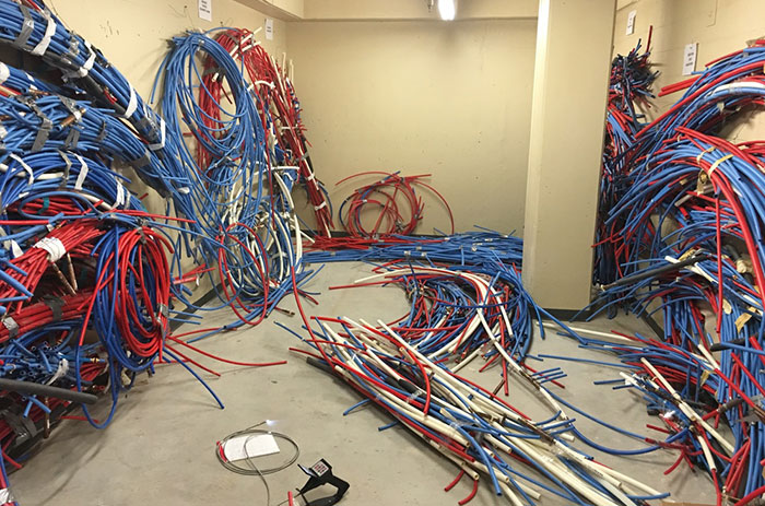 PEX pipes that were removed and replaced in a Texas subdivision