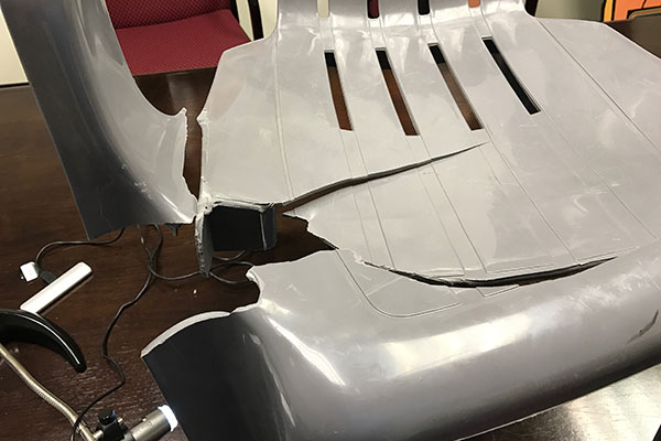 Plastic chair failure problem